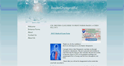 Desktop Screenshot of beebechiropractic.com